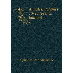 

Книга Annales, Volumes 13-14 (French Edition)