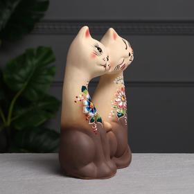 

Статуэтка "Коты сердце", под шамот, 24 см, микс