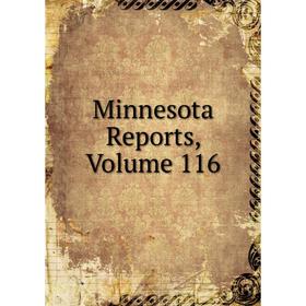 

Книга Minnesota Reports, Volume 116