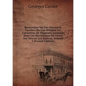 

Книга Recherches Sur Les Ossemens Fossiles: Òu L'on Rétablit Les Caractéres De Plusieurs Animaux Dont Les Révolutions Du Globe Ont Détruit. Volume 5
