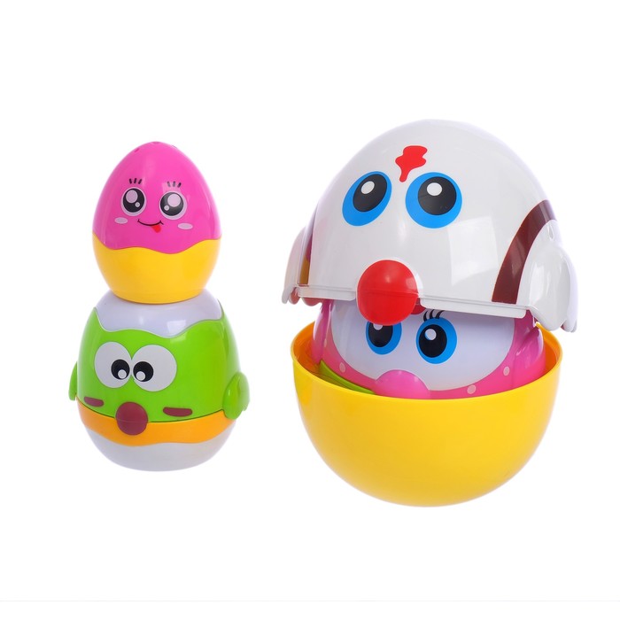 Игра «Забавные шарики» 2 в 1: пирамидка, матрёшка