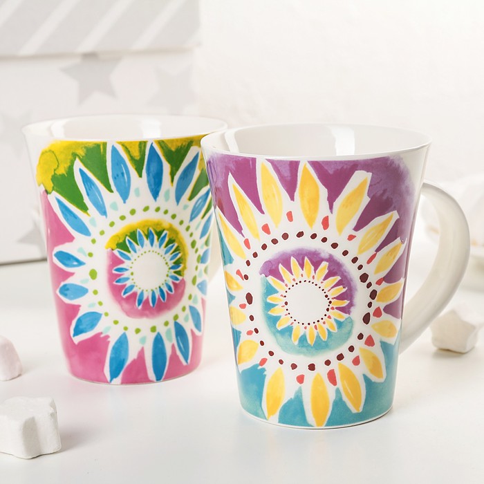 Набор кружек 330 мл "Индия. Пробуждение", 2 шт