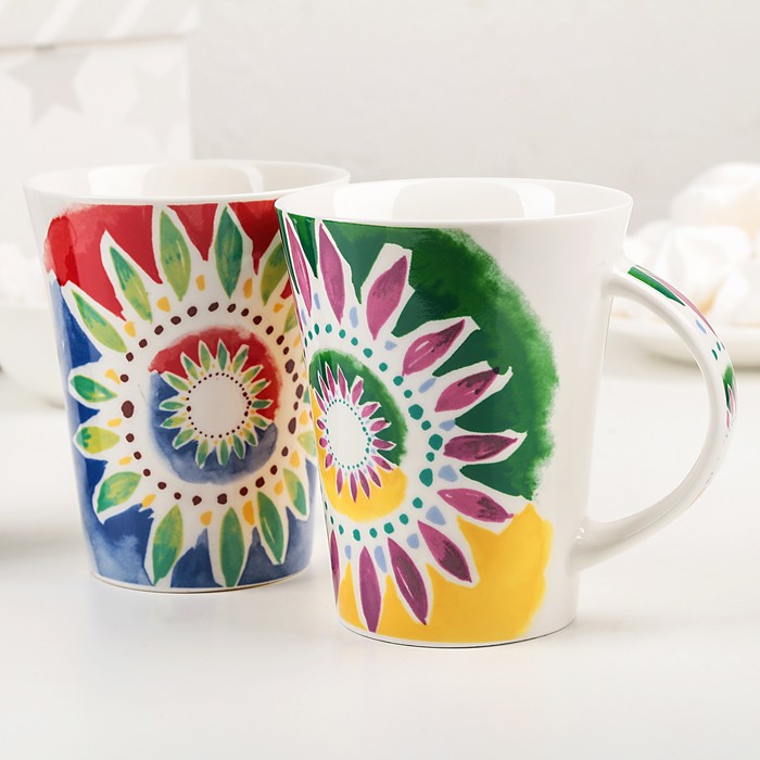 Набор кружек 330 мл "Индия. Умиротворение", 2 шт