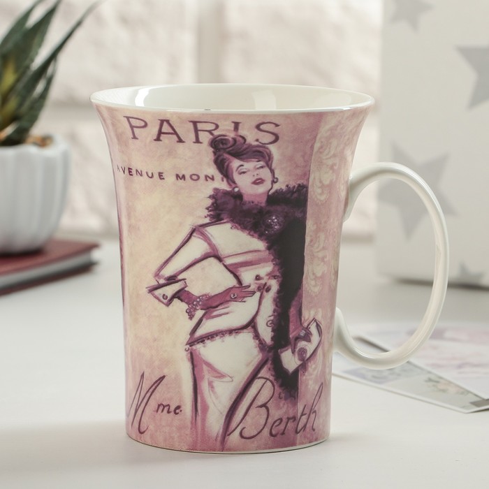 Кружка 370 мл "Леди 30-х годов"