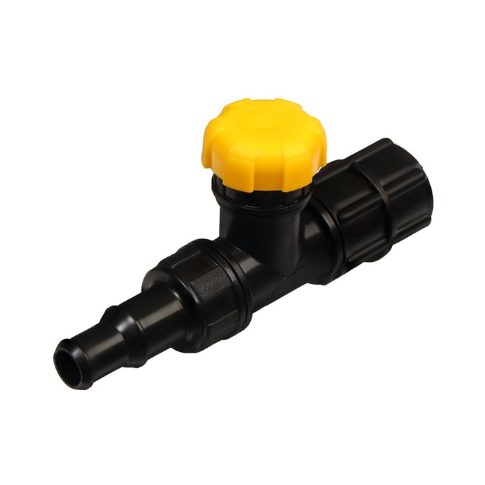 Клапан регулирующий, внутренняя резьба 3/4, для шланга 3/4 (19 мм), пластик клапан регулирующий наружная резьба 1 2 для шланга 10 мм пластик
