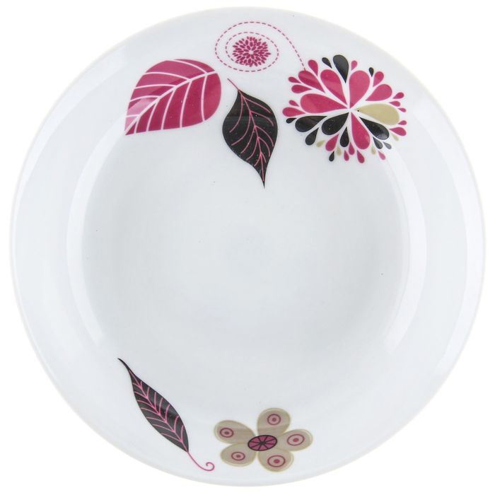Тарелка суповая 19 см "Фантазии природы", 550 мл