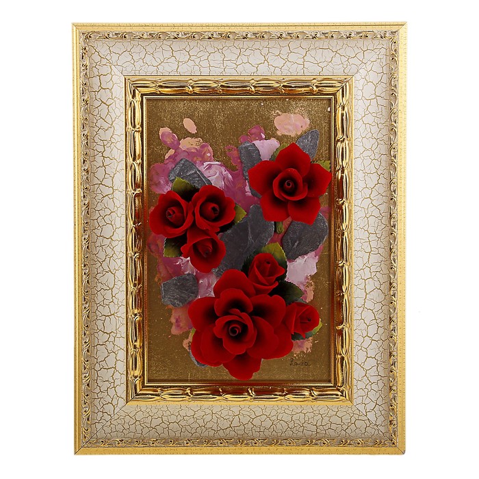 Картина "Красные Розы", серия Арт-Деко