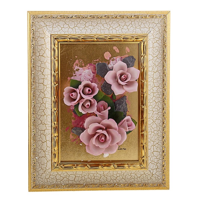 Картина "Розовые розы", серия Арт-Деко