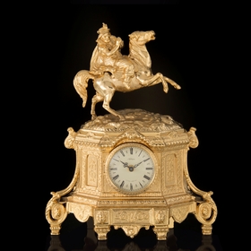 Часы настольные 'Георгий Победоносец', 20 × 50 × 55 см Ош