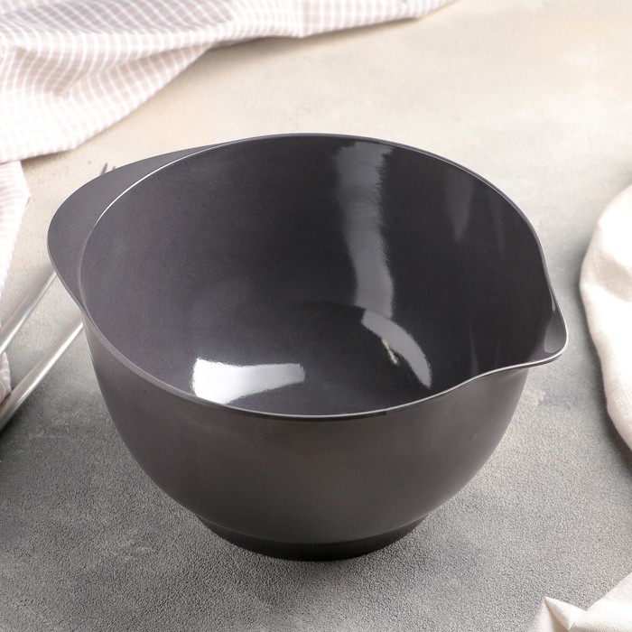 Салатник 21 см "Бамбуковый лес", цвет серый