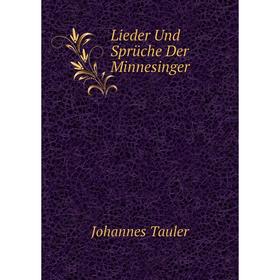 

Книга Lieder Und Sprüche Der Minnesinger