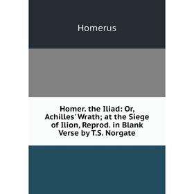 

Книга Homer. the Iliad: Or, Achilles' Wrath; at the Siege of Ilion, Reprod. in Blank Verse by T.S. Norgate. Homerus