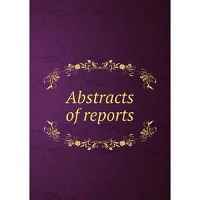 

Книга Abstracts of reports
