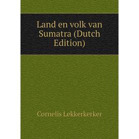 

Книга Land en volk van Sumatra