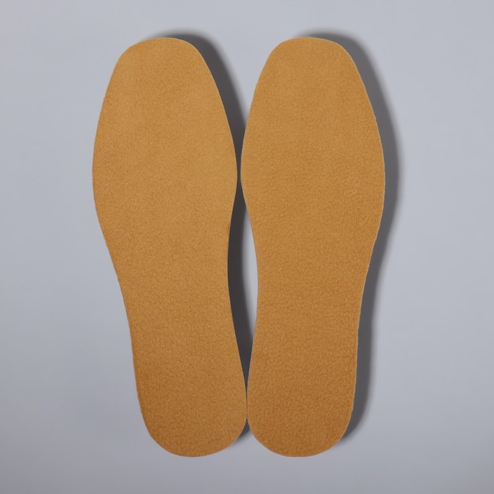 Стельки для обуви, универсальные, 40-46 р-р, пара, цвет коричневый
