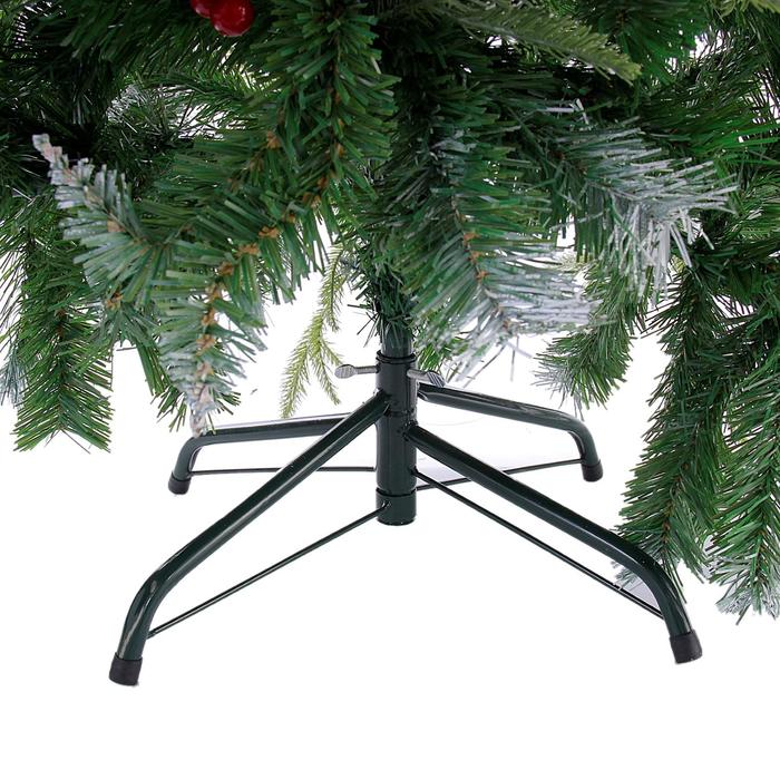 Елка зауженная 150 см, d нижнего яруса 90 см, 480 веток, металл подставка