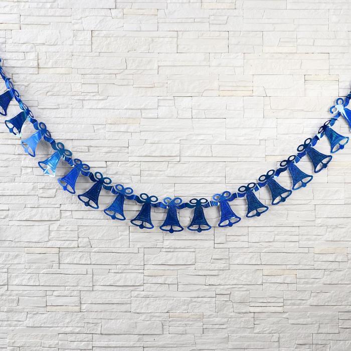 Гирлянда-растяжка "Колокольчики" (длинная, микс)