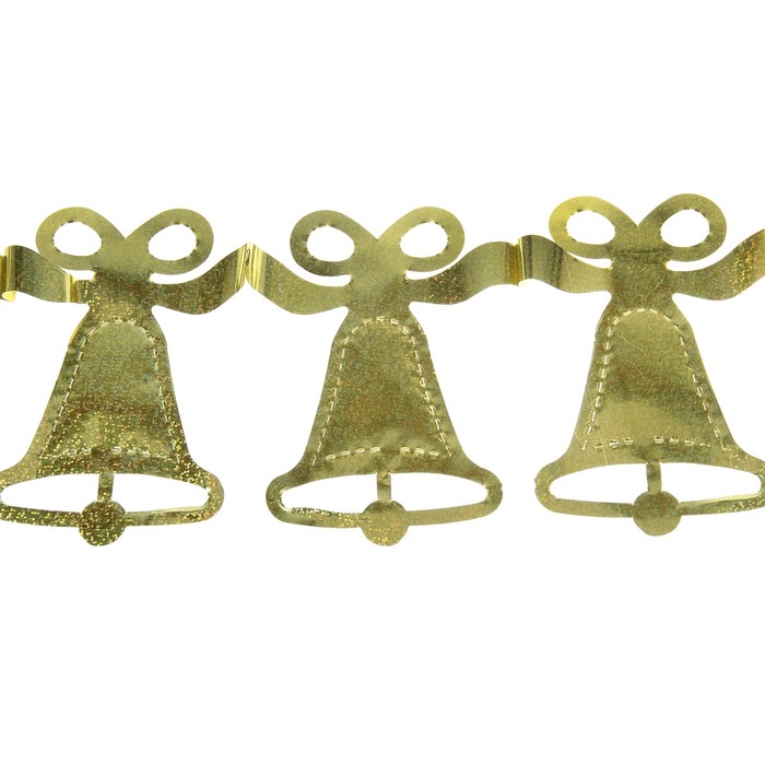 Гирлянда-растяжка "Колокольчики" (длинная, микс)