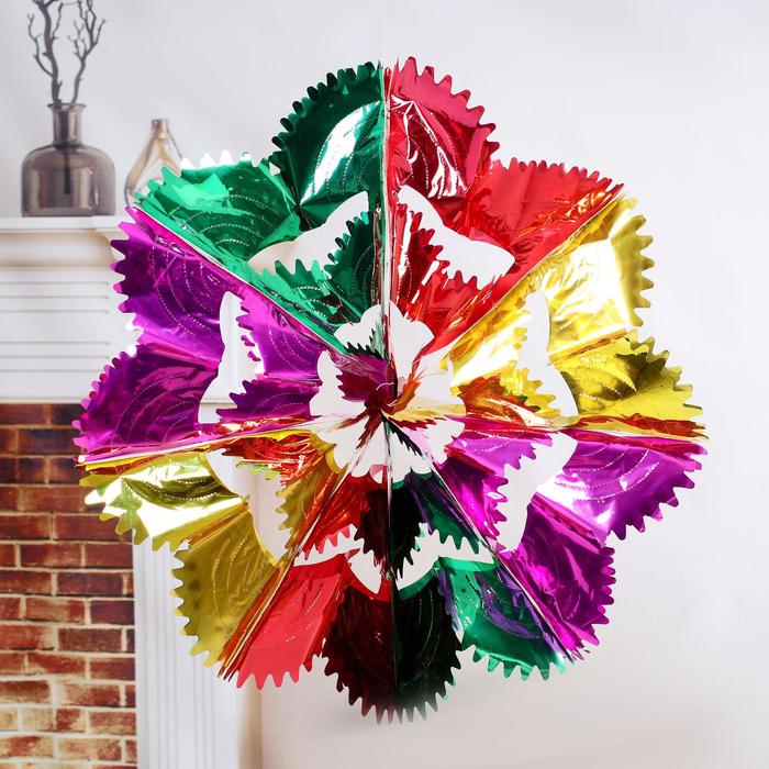 Новогоднее украшение "Подсолнух" (микс)