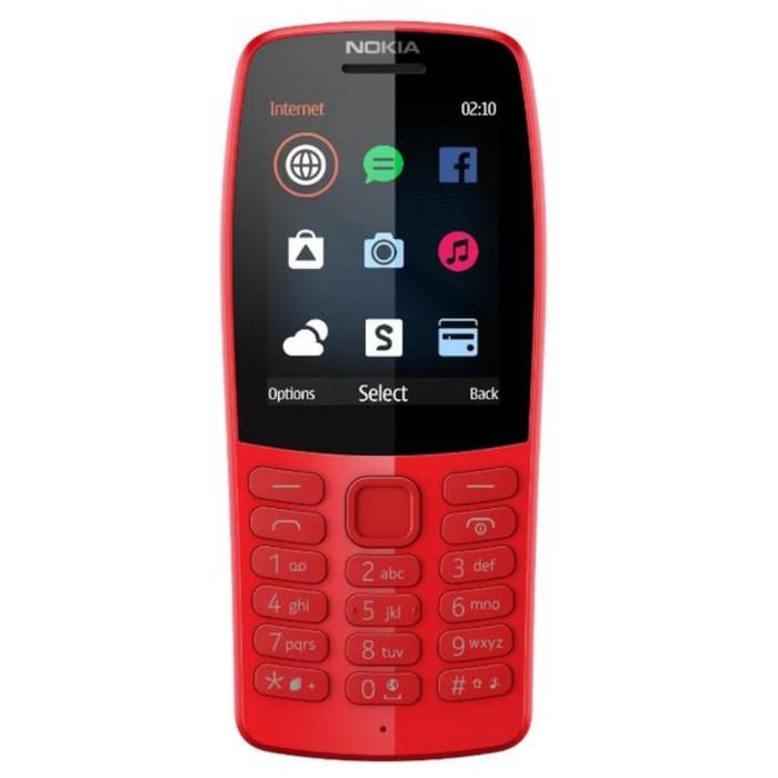 фото Сотовый телефон nokia 210 ds ta-1139, 2.4", tft, microsd, 2sim, 1020мач, красный