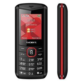 

Сотовый телефон TEXET TM-D206, 1.77", 2sim, microSD, 2500мАч, чёрно-красный