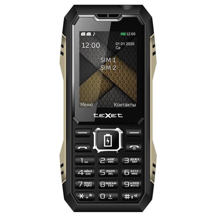 фото Сотовый телефон texet tm-d428, 2.4", 2sim, microsd, bluetooth, 4000мач, чёрный