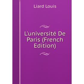 

Книга L'université De Paris