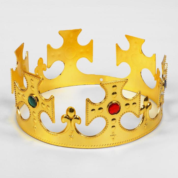 Корона для царя корона для царя золото 17 8 см 702355