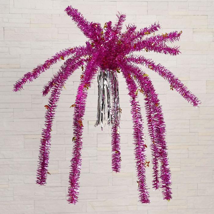 Пальма из мишуры "Улыбка" микс