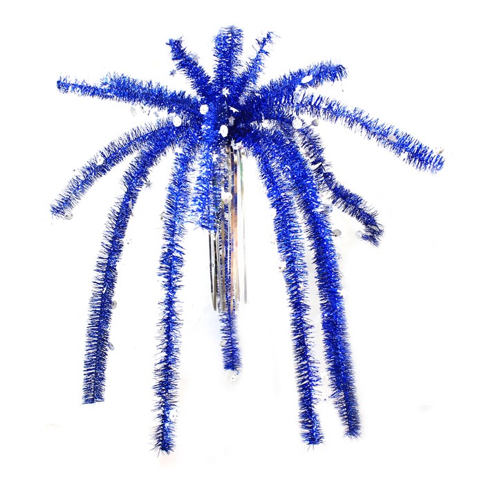 Пальма из мишуры "Кружочки" микс