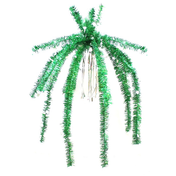 Пальма из мишуры "Кружочки" микс