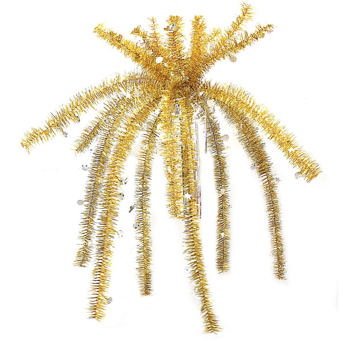 Пальма из мишуры "Кружочки" микс