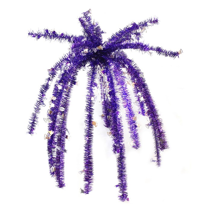 Пальма из мишуры "Колокольчики" микс