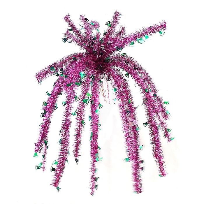 Пальма из мишуры "Колокольчики" микс