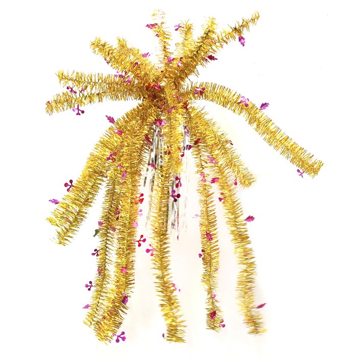 Пальма из мишуры "Ёлочки" микс