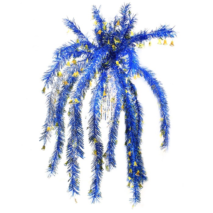 Пальма из мишуры большая "Колокольчики" микс