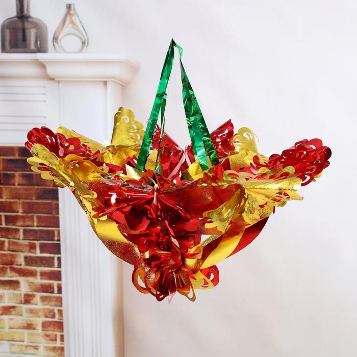 Новогоднее украшение "Матовая бабочка"