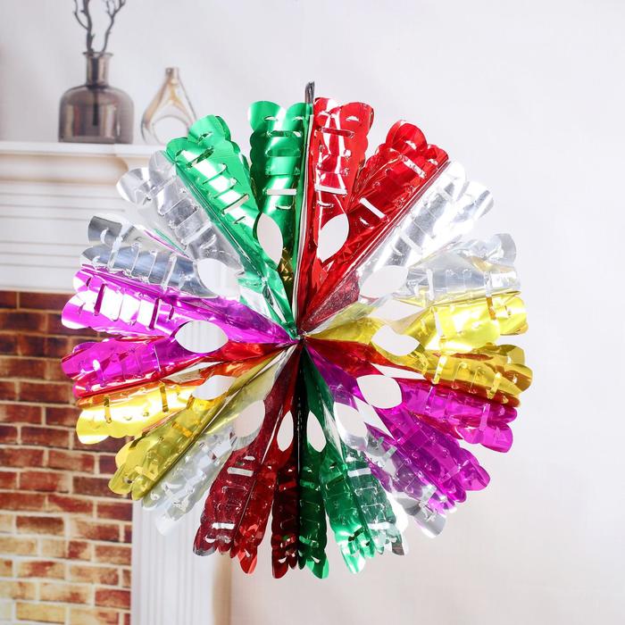 Новогоднее украшение "Круглая звезда"