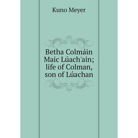 

Книга Betha Colmáin Maic Lúach'ain; life of Colman, son of Lúachan