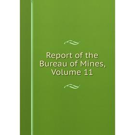 

Книга Report of the Bureau of Mines, Volume 11