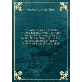 

Книга De Causis Propagatæ Celeriter in Dania Reformationis: Dissertatio Inauguralis Quam Inter Festa Publica Ob Inceptam Tribus Abhinc Seculis Lutheri