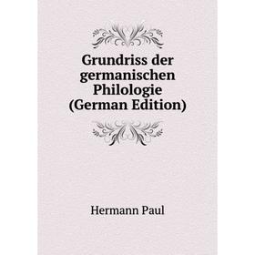 

Книга Grundriss der germanischen Philologie (German Edition)