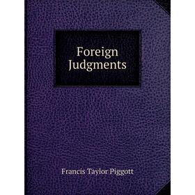 

Книга Foreign Judgments