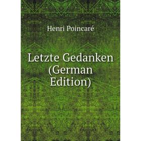 

Книга Letzte Gedanken
