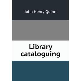 

Книга Library cataloguing