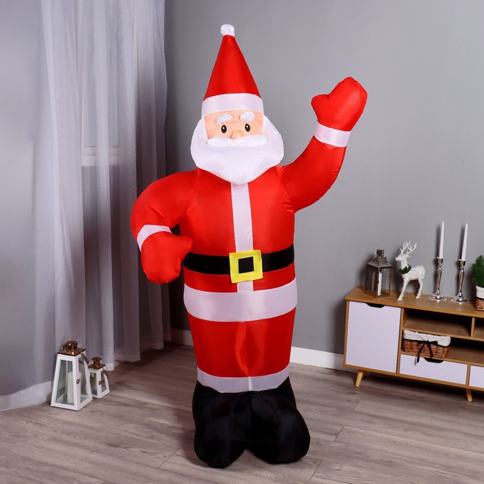 Надувная фигура "Дед Мороз" приветствует, 180 см