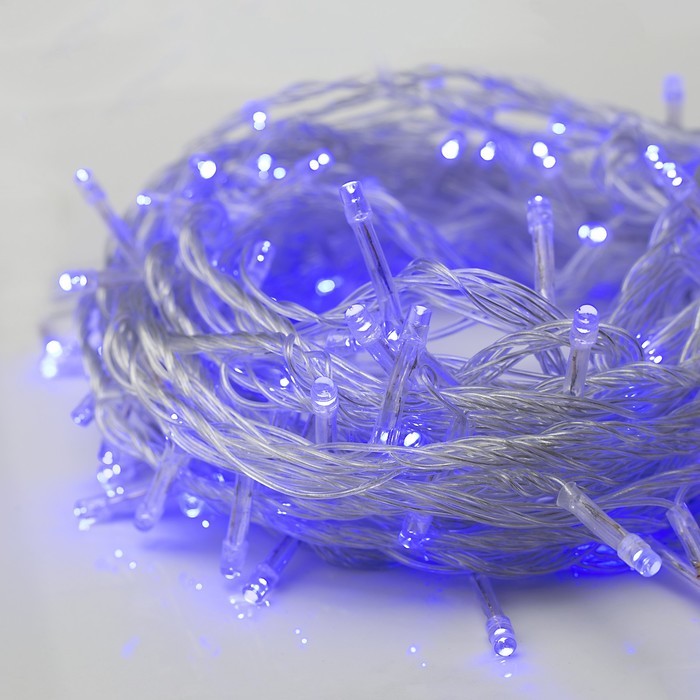 Гирлянда "Метраж" 13 м, Н.С. LED-150-220V, контр. 8 р. СИНИЙ