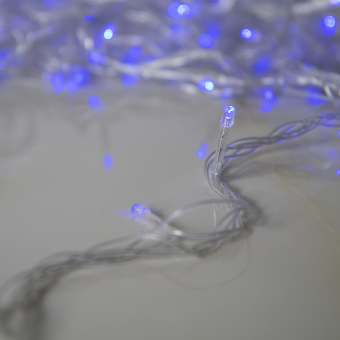 Гирлянда "Метраж" 13 м, Н.С. LED-150-220V, контр. 8 р. СИНИЙ