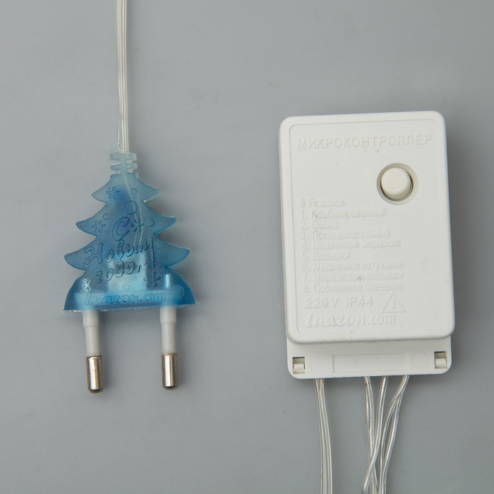 Гирлянда "Метраж" 13 м, Н.С. LED-150-220V, контр. 8 р. СИНИЙ