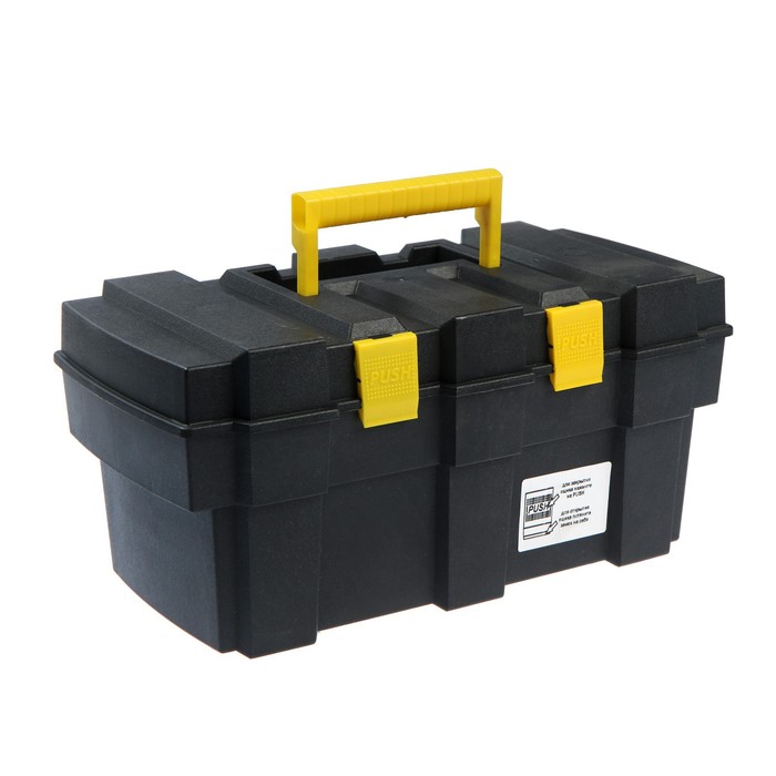 фото Ящик для инструмента tundra, 13", 33.3х17.7х15.5 см, пластиковый, подвижный лоток, защелки